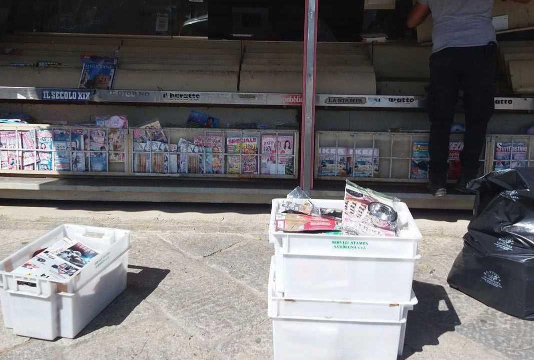 Oggi giù la saracinesca dell’edicola 