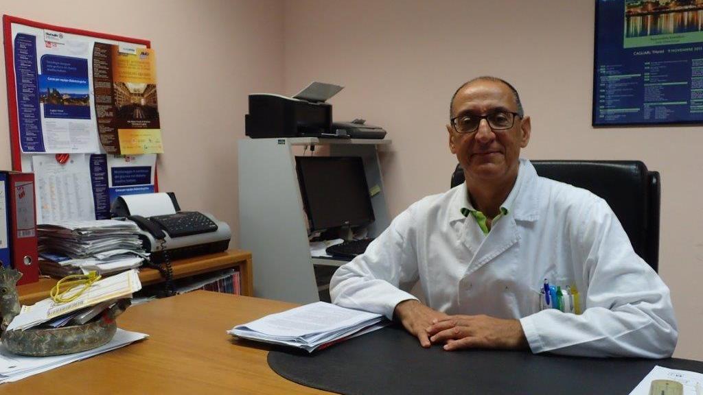 Efisio Cossu specialista di endocrinologia e malattie metaboliche dell'azienda ospedaliero-universitaria