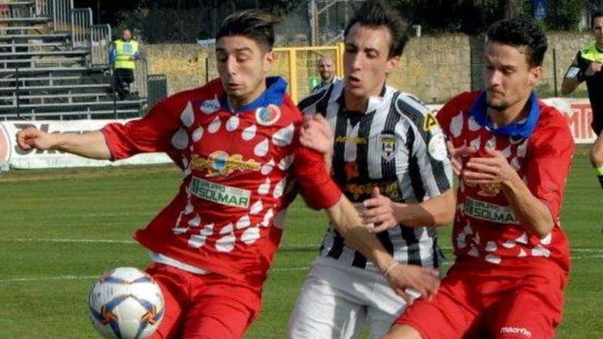 Tegola sul Gavorrano Matteo è stirato Stop per 3 settimane