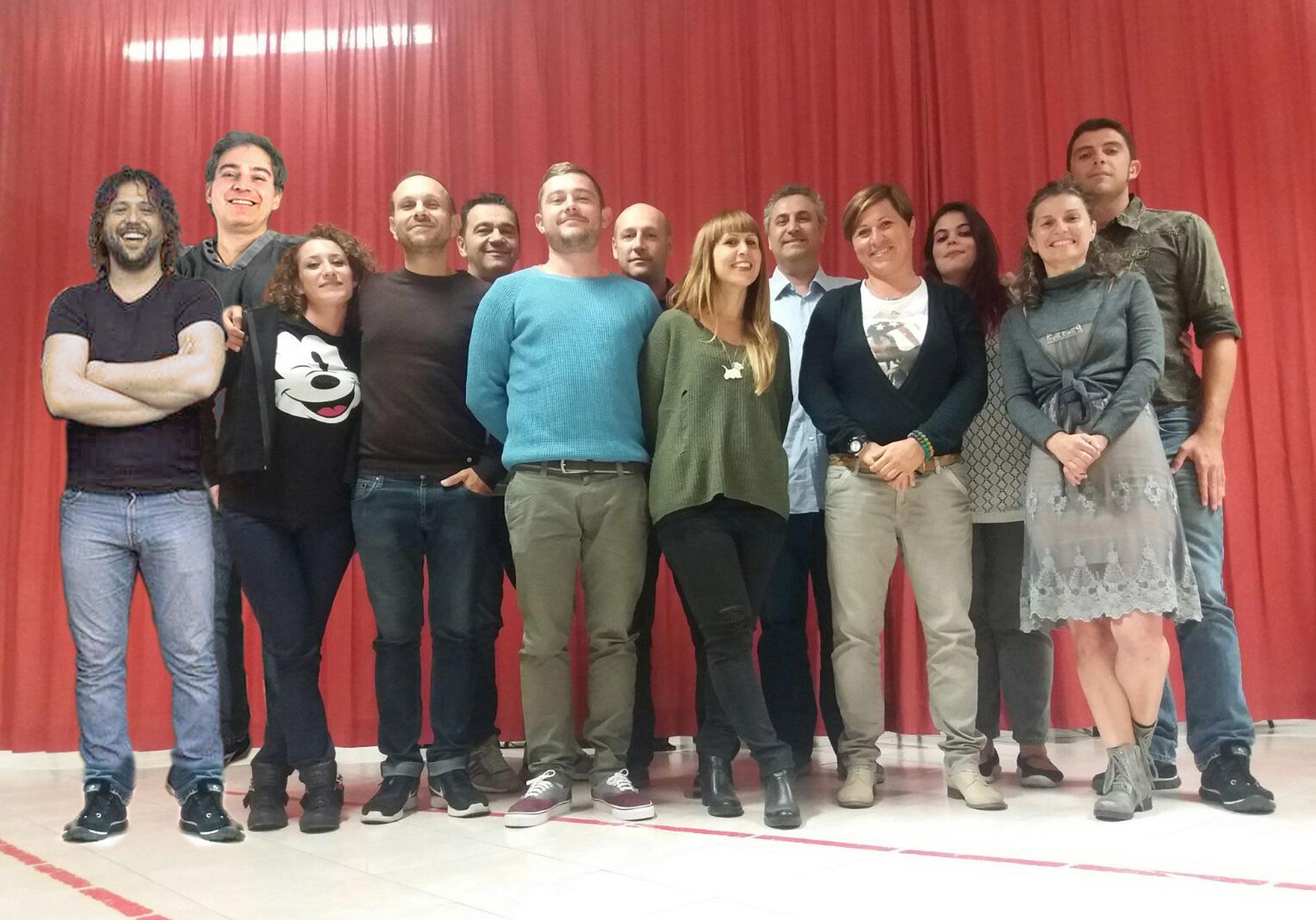 I titolari dei diversi corsi che si terranno al circolo Arci di Manzolino 