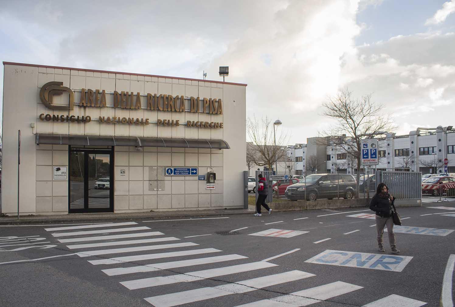 L'ingresso del Cnr di Pisa