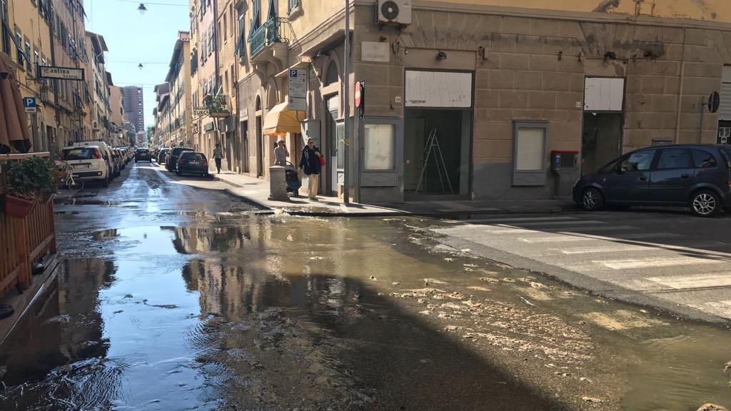 Borgo Cappuccini invaso dai liquami