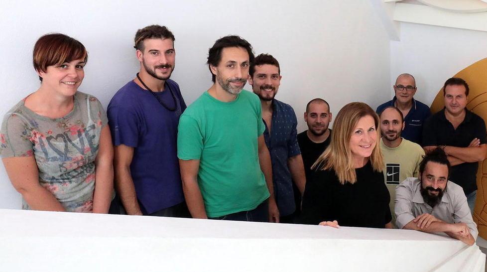 Il team della Gold Note di Montespertoli (Foto Agenzia Carlo Sestini)