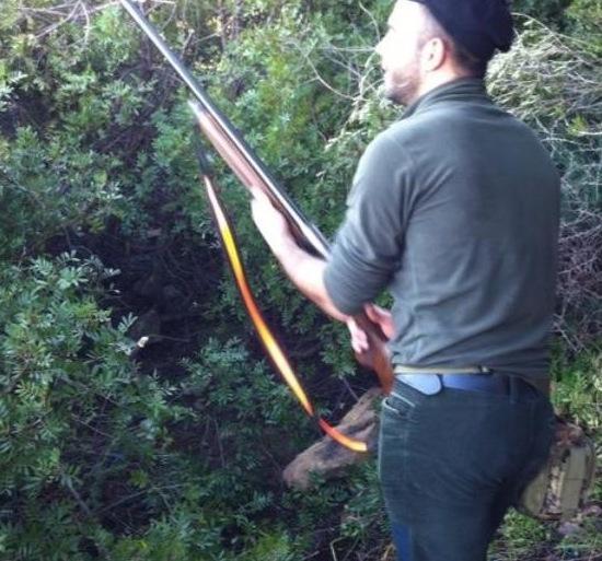 Cacciatore ferito in una battuta 