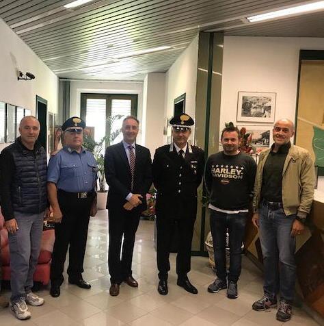 Il maggiore Riccardi incontra i conciatori