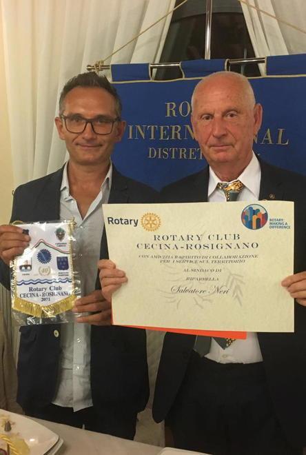 Rotary club, conviviale con il primo cittadino Neri