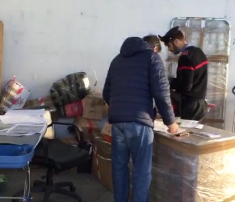 Furti in tutta Italia, a Reggio il deposito 