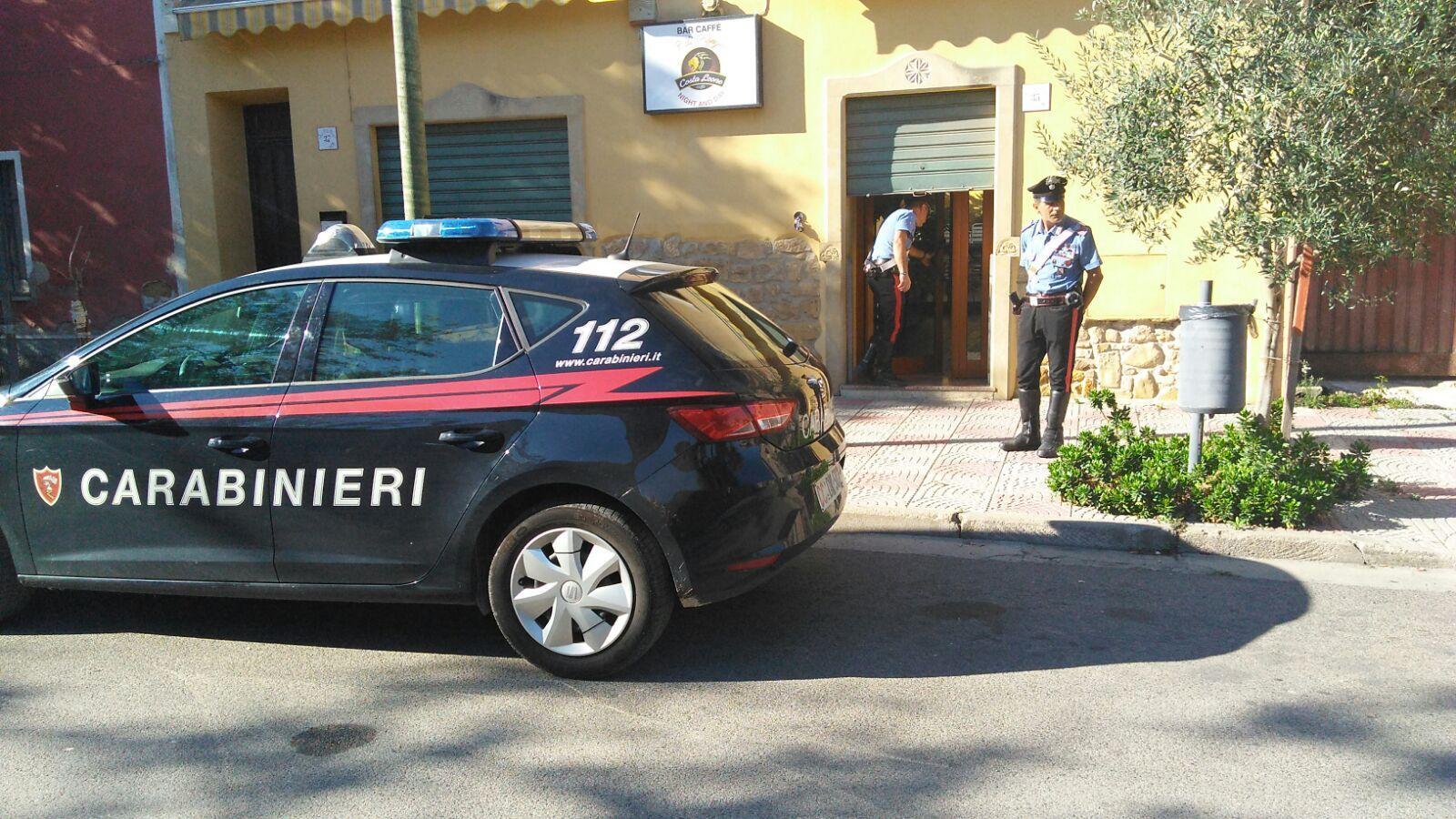 La tabaccheria svaligiata a Segariu