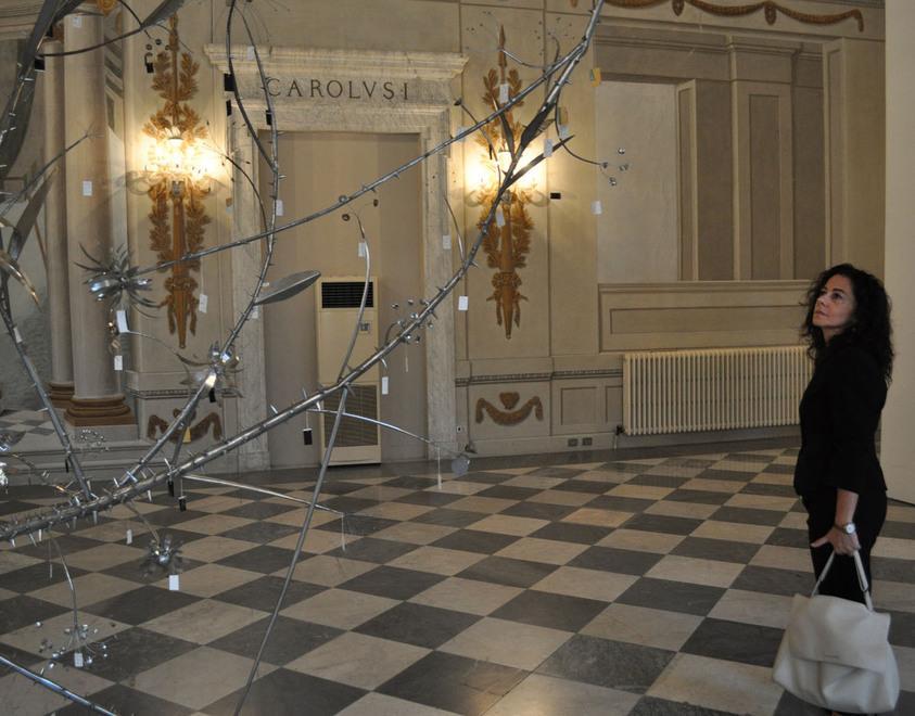 L’arte con le lamiere nel cattivo sogno a Palazzo Ducale