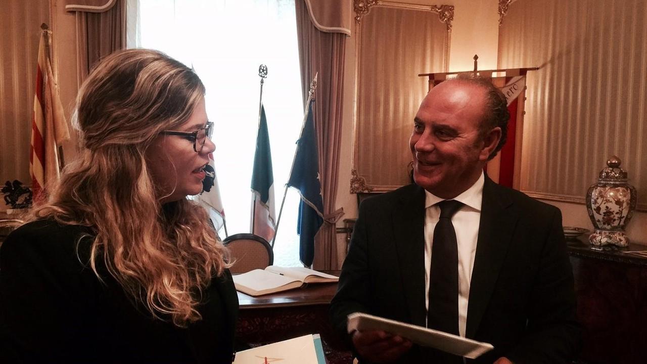 Visita ufficiale del viceconsole Usa