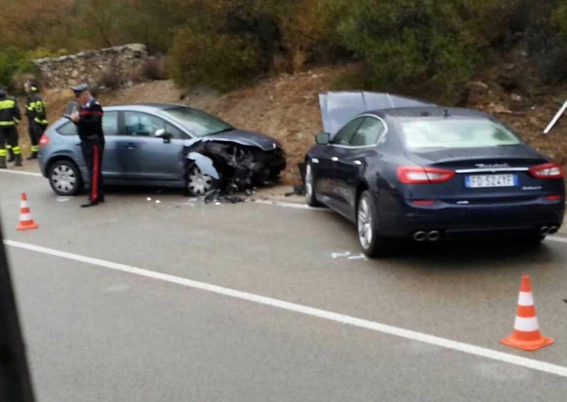 Incidente in Maserati: illeso Franco Mulas