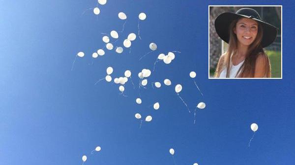 Muore a 21 anni, palloncini per l’addio a Giada