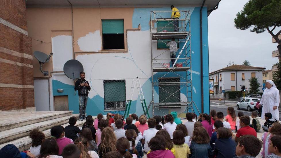 Gli studenti pisani alla scoperta dei murale