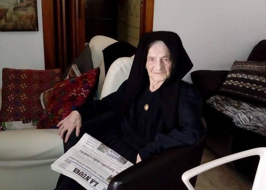 Rosa Secci, madre del sindaco di Urzulei, ha 102 anni