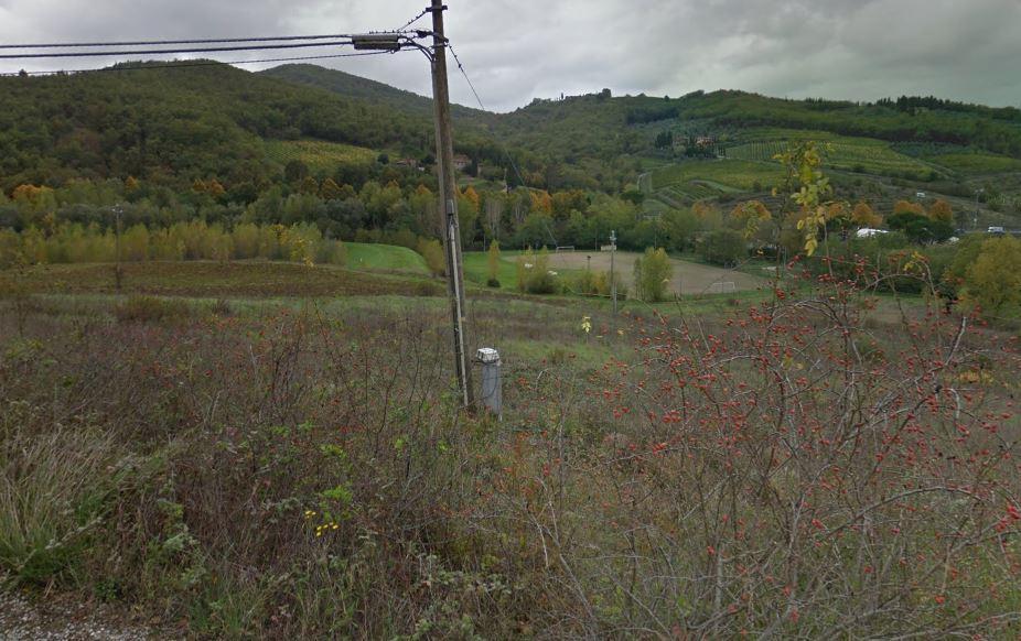 Una veduta da via di Case Sparse, a Greve in Chianti