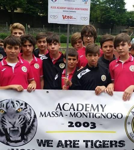 Allievi B: tre apuane in vetta Academy: il derby con Ricortola