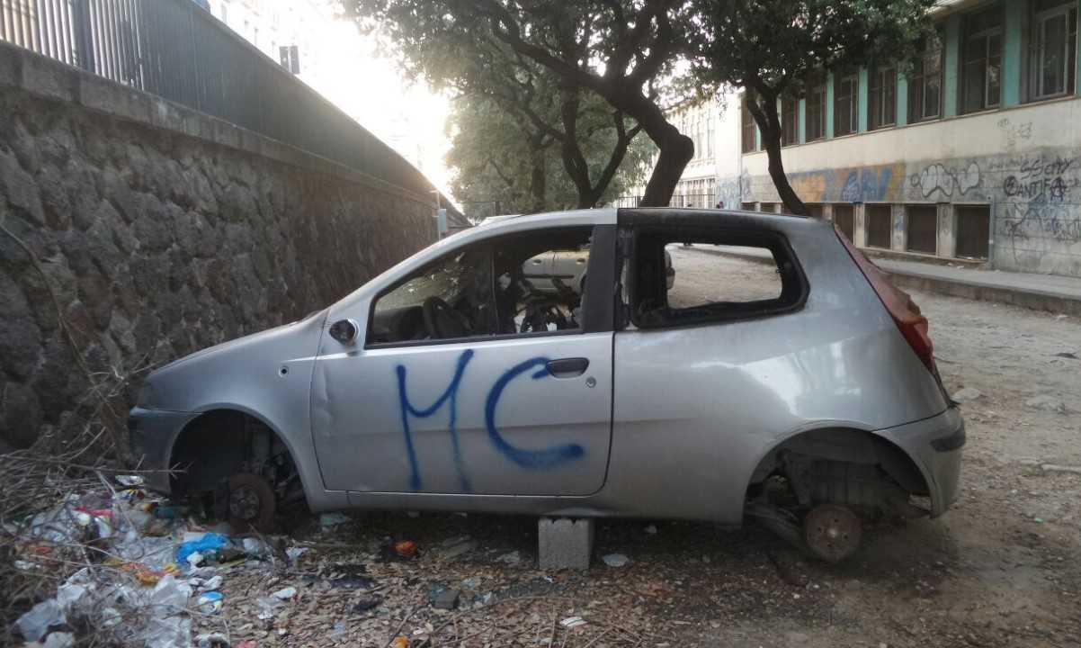 Una Punto abbandonata da due anni