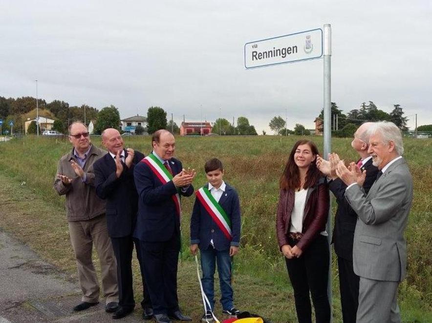 Occhiobello e Renningen rinnovano la fratellanza 