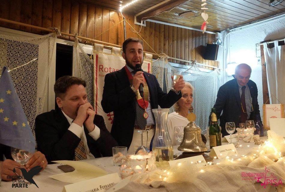 Rotaract Club Pisa, Lorenzo Paladini è il nuovo presidente