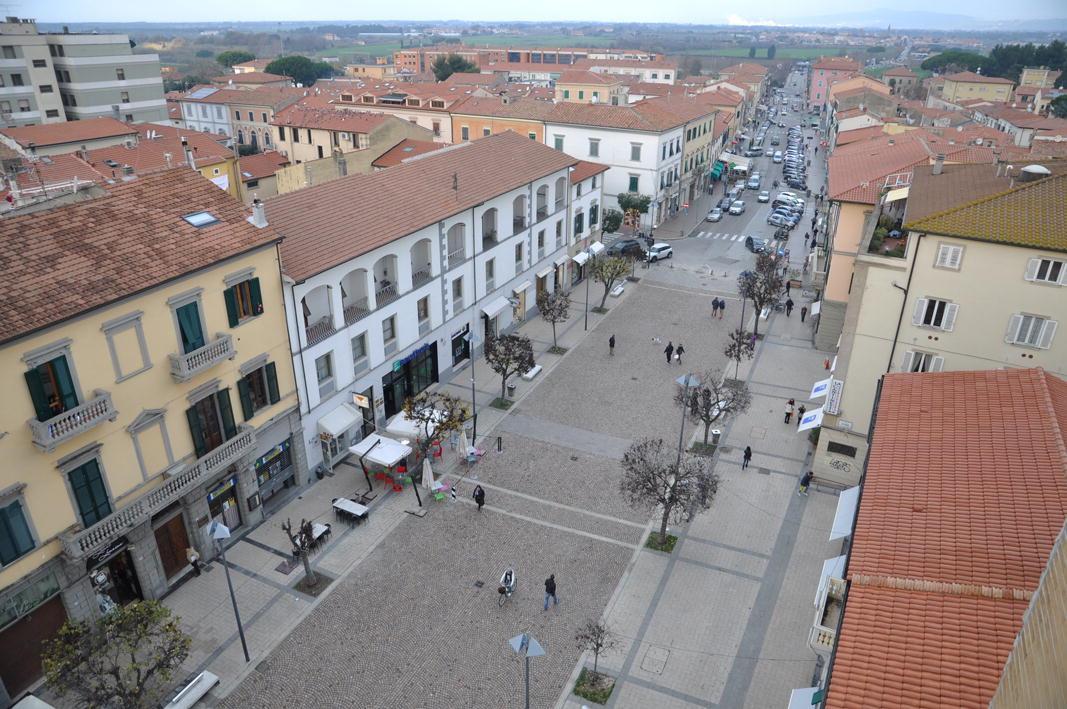 Una veduta di Cecina