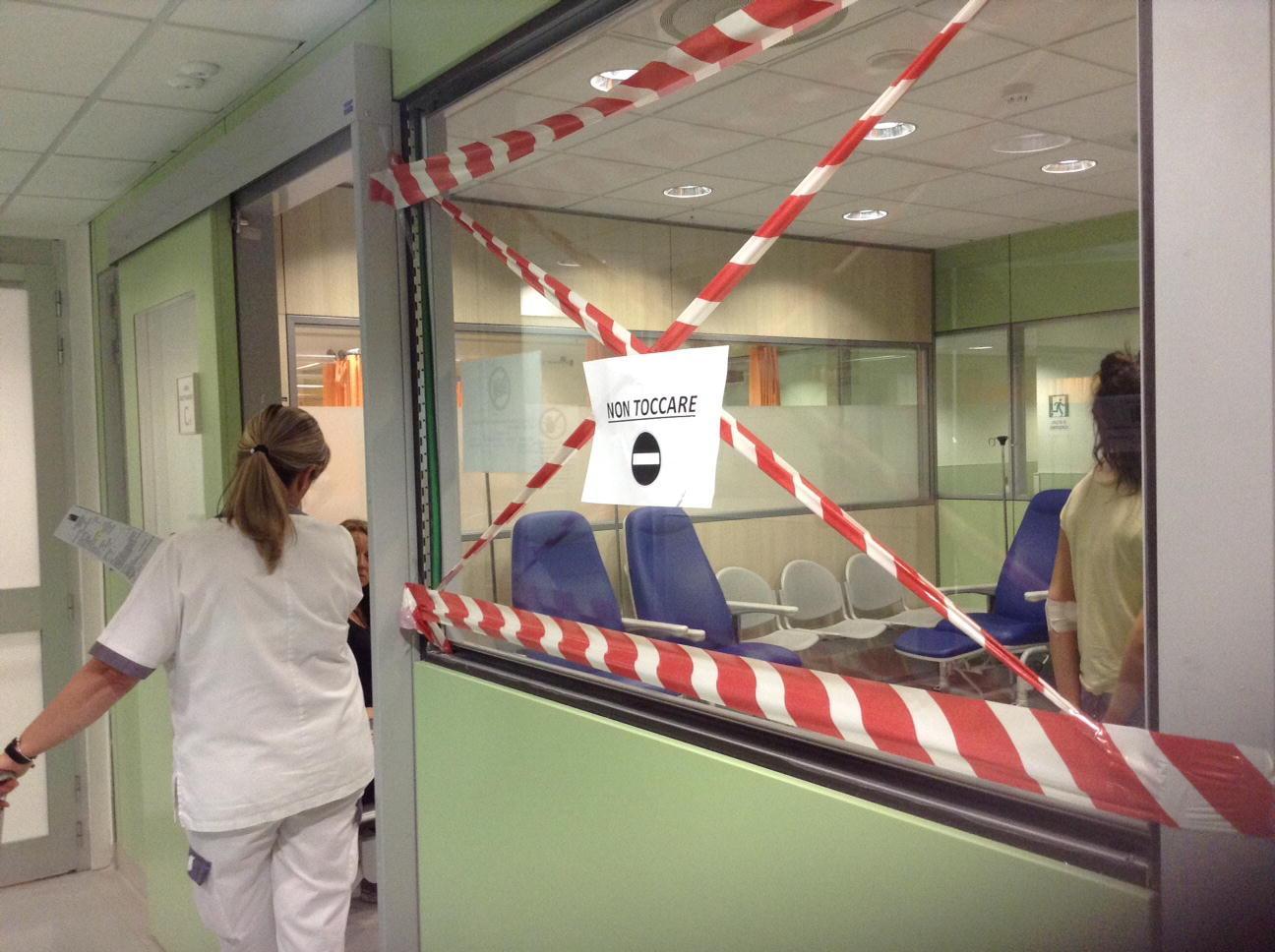 Il pronto soccorso dell'ospedale Santo Stefano di Prato (foto d'archivio)