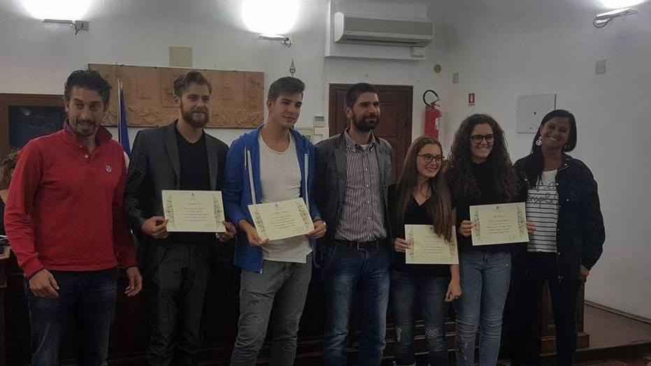 Il sindaco Gherardini premia i centisti