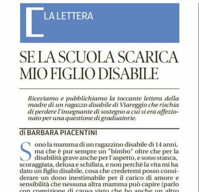 Quella lettera al Tirreno contro la burocrazia