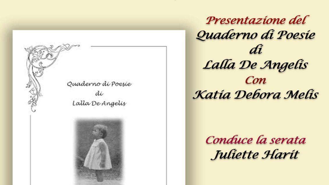 Quaderno di poesie, pomeriggio di letture e musica con Lalla De Angelis