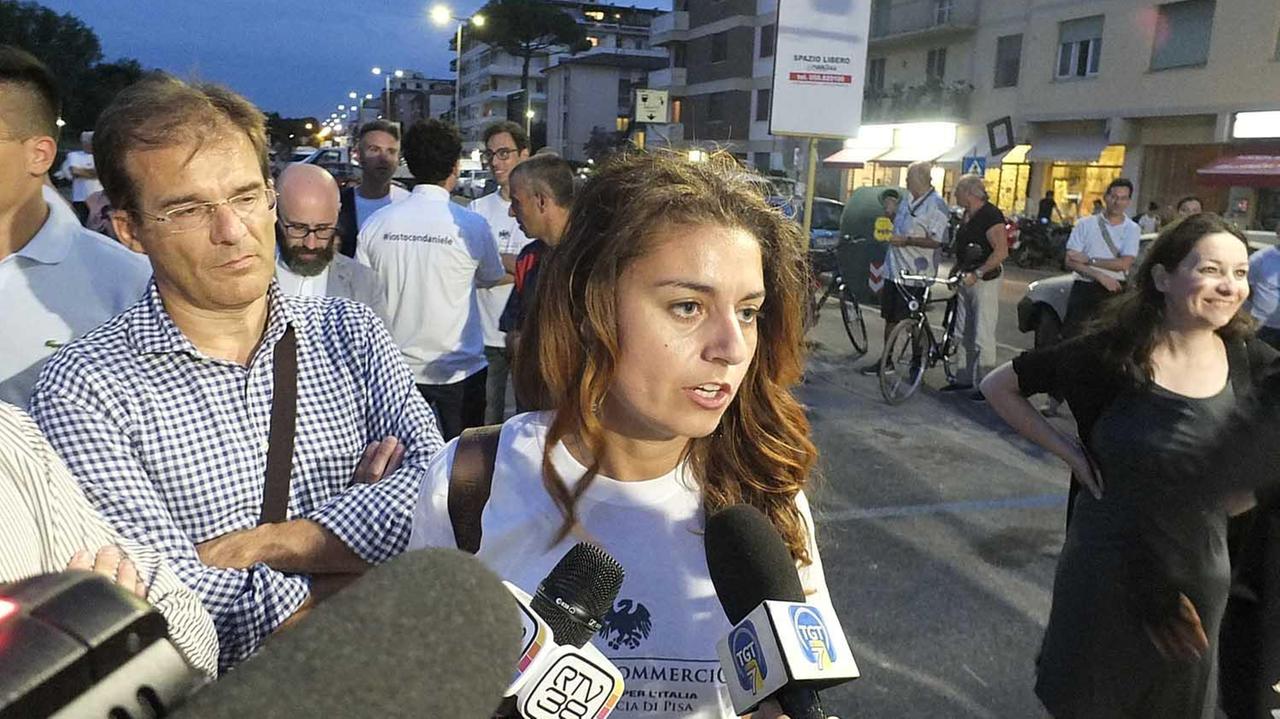 La sindaca di Cascina Susanna Ceccardi (Foto Muzzi)