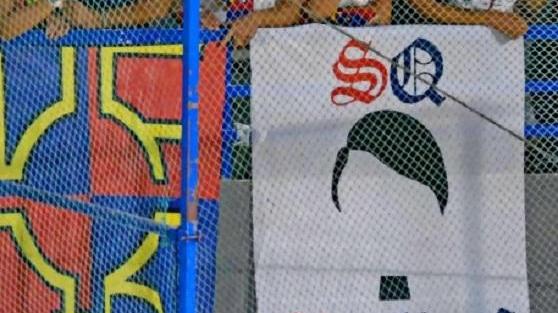 Striscione nazista all'hockey, in arrivo le denunce