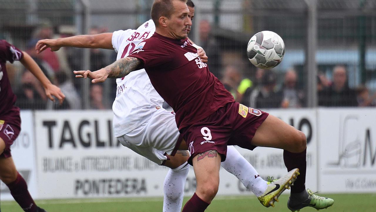 Massimiliano Pesenti, autore del gol del Pontedera nel finale