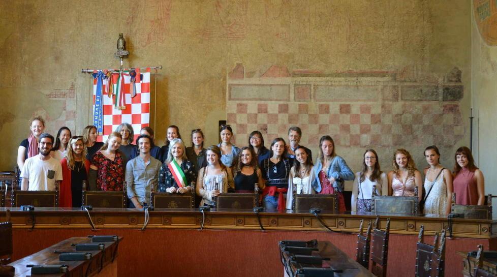 Studenti Usa alla scoperta di Pistoia 