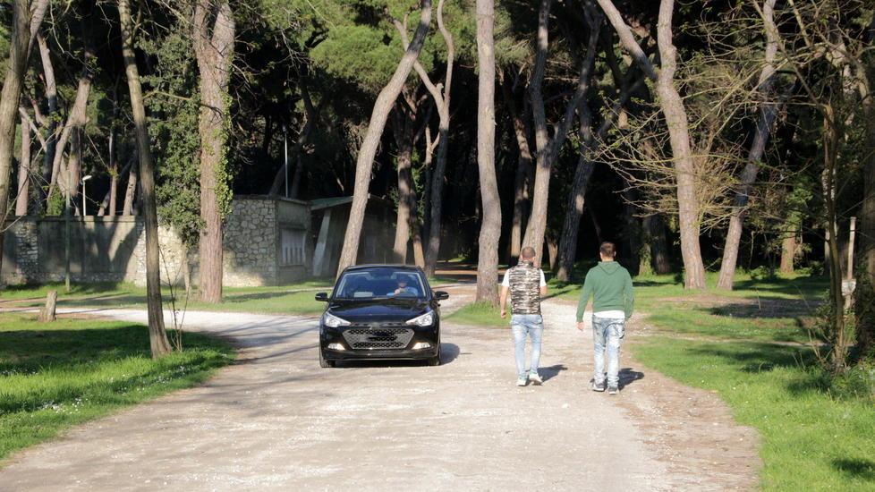 Il luogo dove dovrebbe sorgere l'asse a sud dello stadio dei Pini