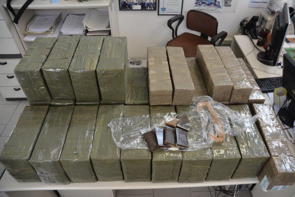 la droga sequestrata