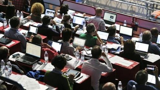 Una sala con un concorso (foto d'archivio)