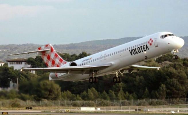 Un aereo della compagnia spagnola Volotea