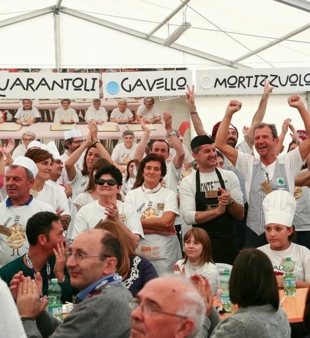 Palio del maccherone al pettine, frazioni in gara a Mirandola