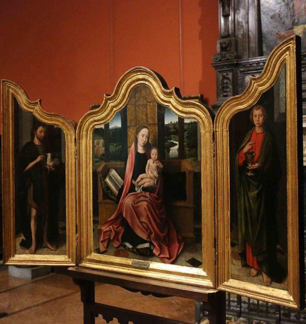 Alla Galleria Parmeggiani "nuovo" trittico fiammingo della scuola di Memling 