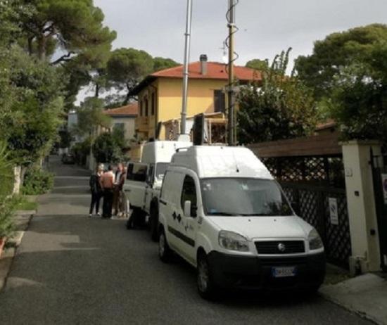 I tecnici inviati dal ministero durante le verifiche