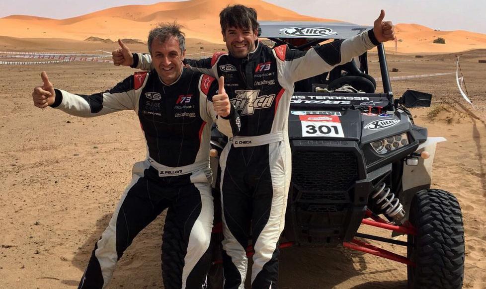 La coppia Pelloni-Checa trionfa al Panafrica Rally 