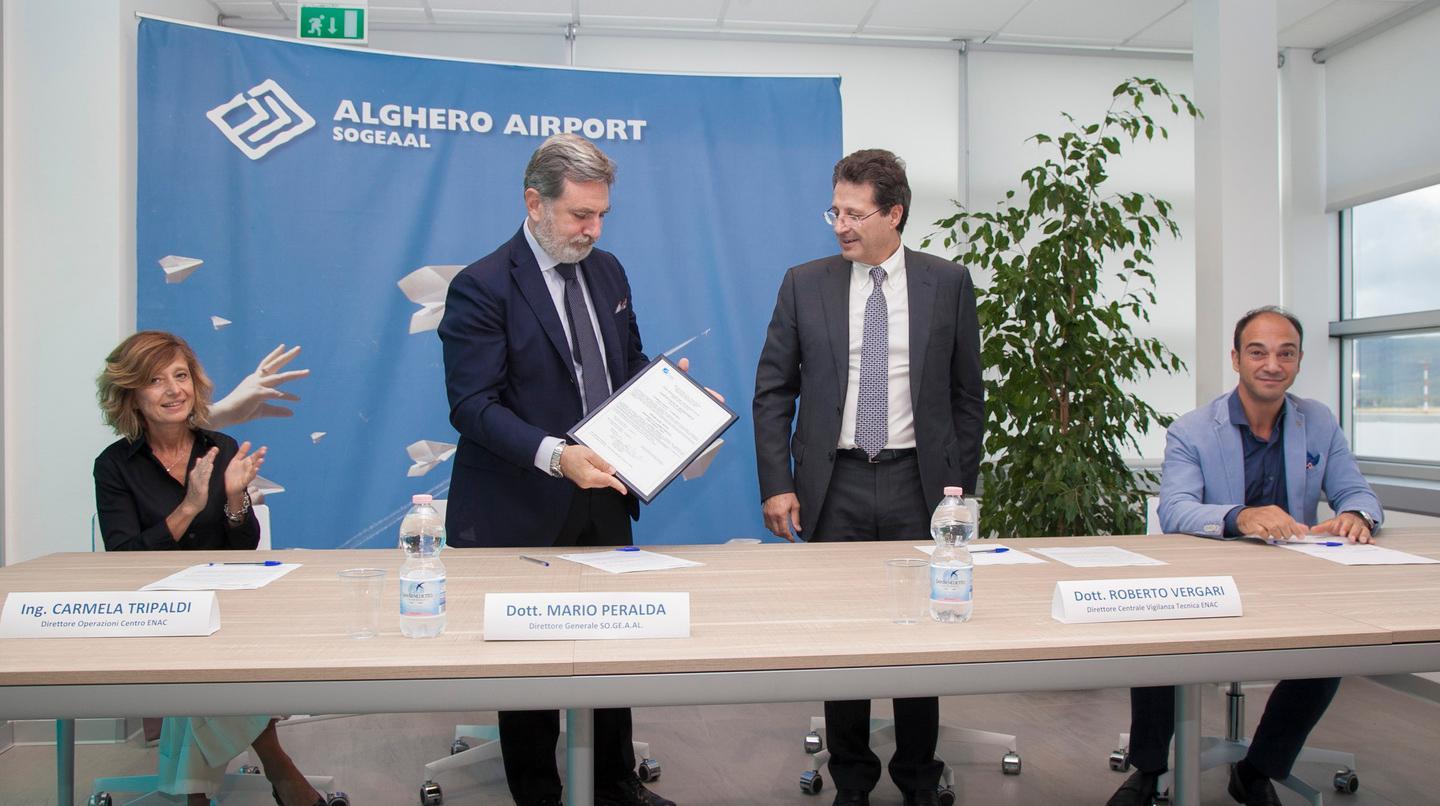 Lo scalo di Alghero ha il certificato europeo 