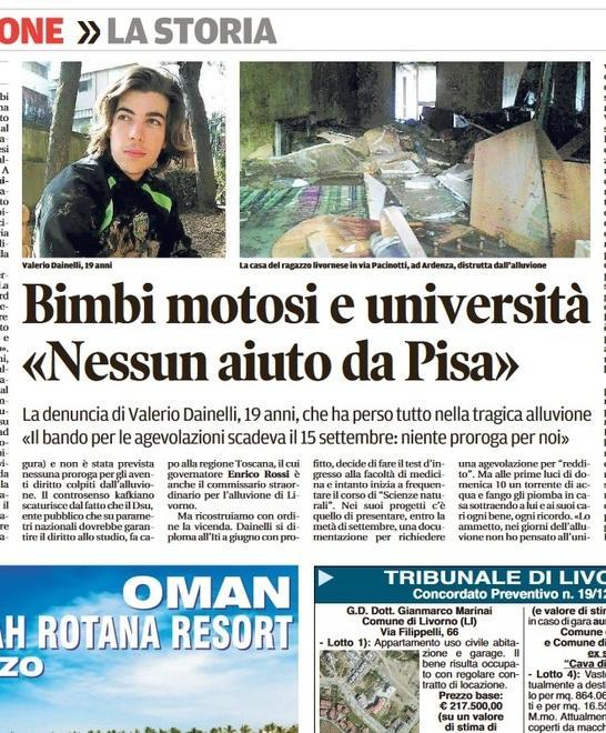 Bimbi motosi e università, «riaprite il bando» 
