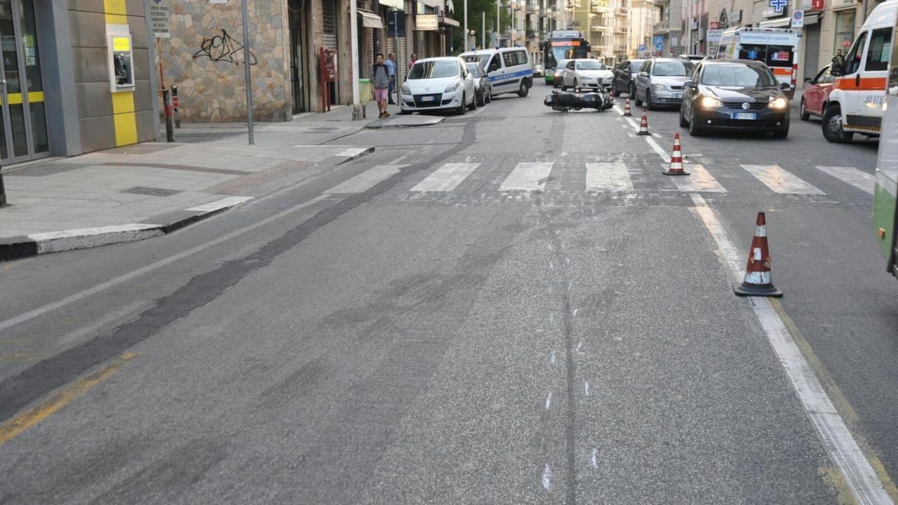 L'incidente di via San Benedetto a Cagliari