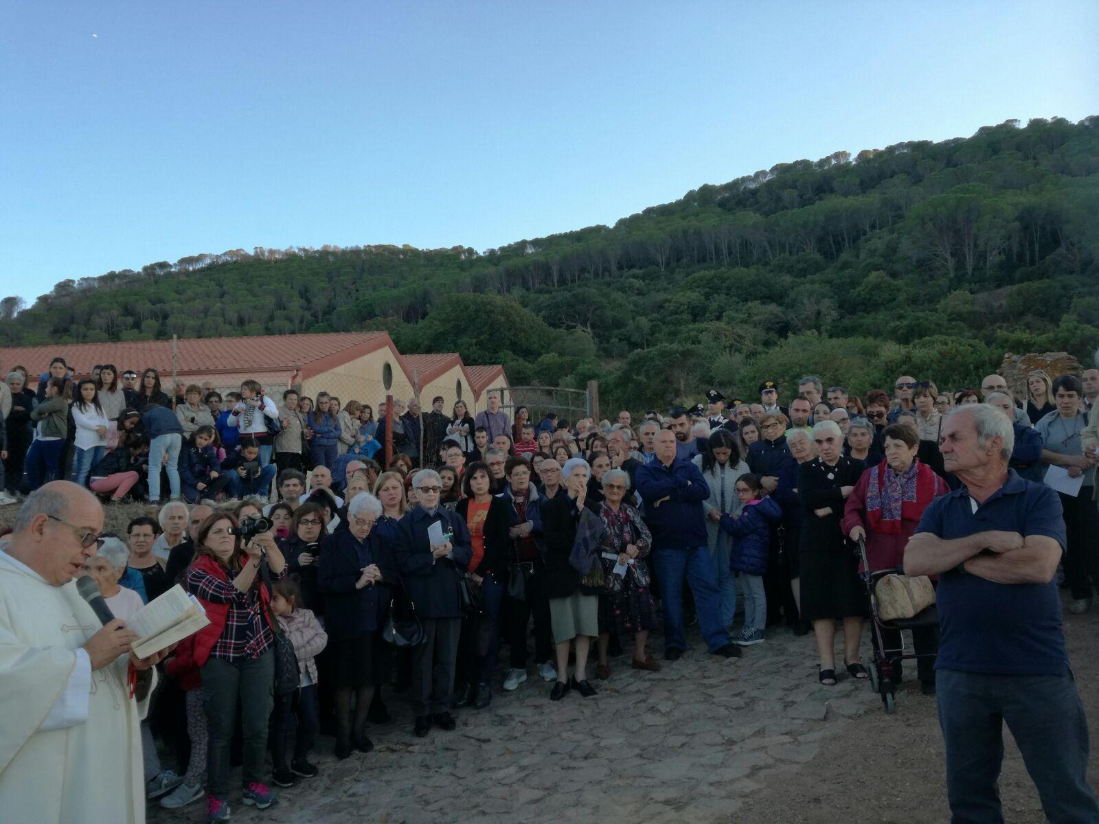 La cerimonia a Orroli