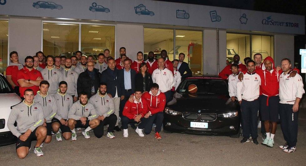 Il club biancorosso e Rugby Reggio uniti da Car Server