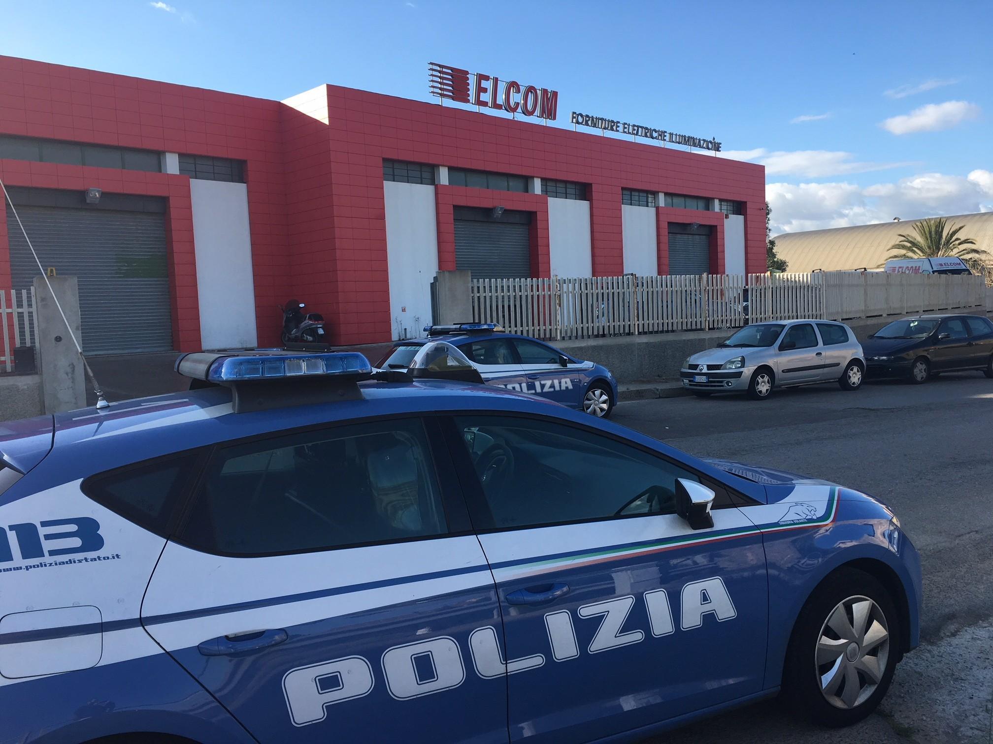 La sede dell'Elcom in viale Elmas