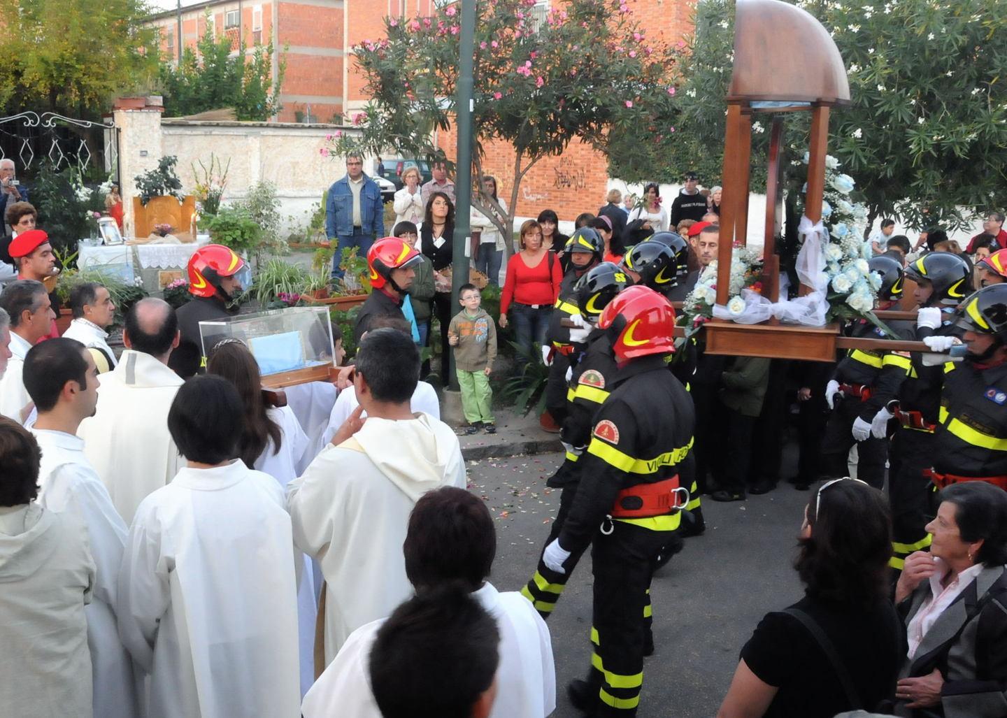 Vigili del fuoco, prima volta in borghese 
