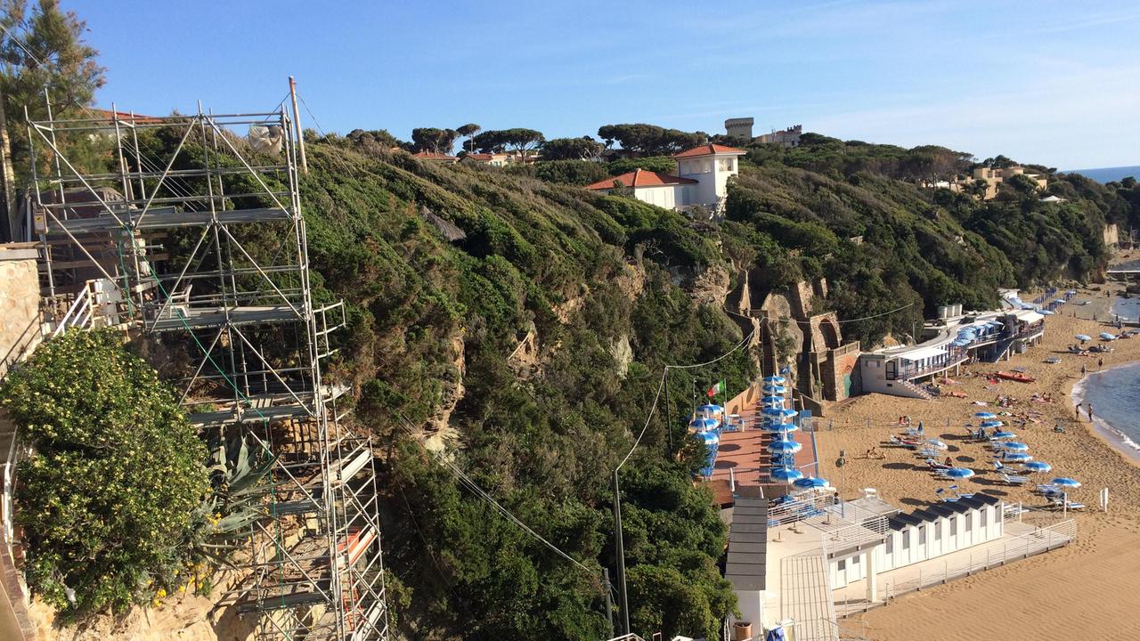 Veduta dei Bagni Italia a Castiglioncello
