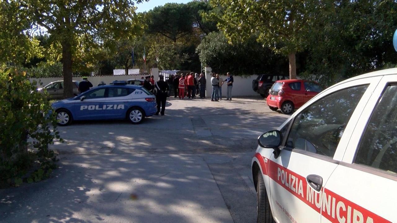Il centro di accoglienza ad Arena Metato