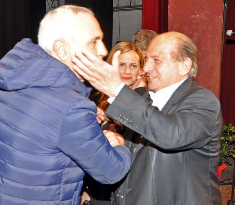 Giorgio Panariello nel primo incontro per allievi e studenti